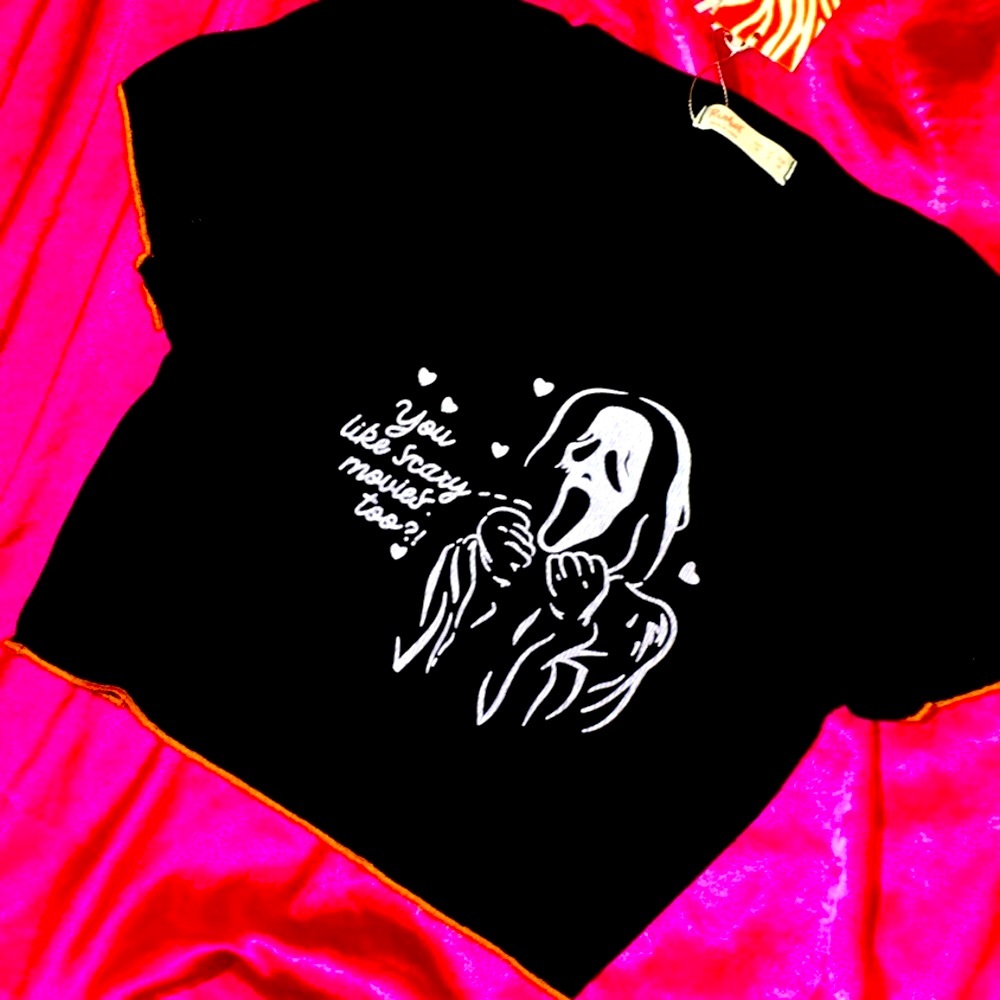 Scream Crop Top ✨🖤👻